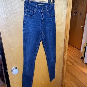 Express highrise skinny jeans